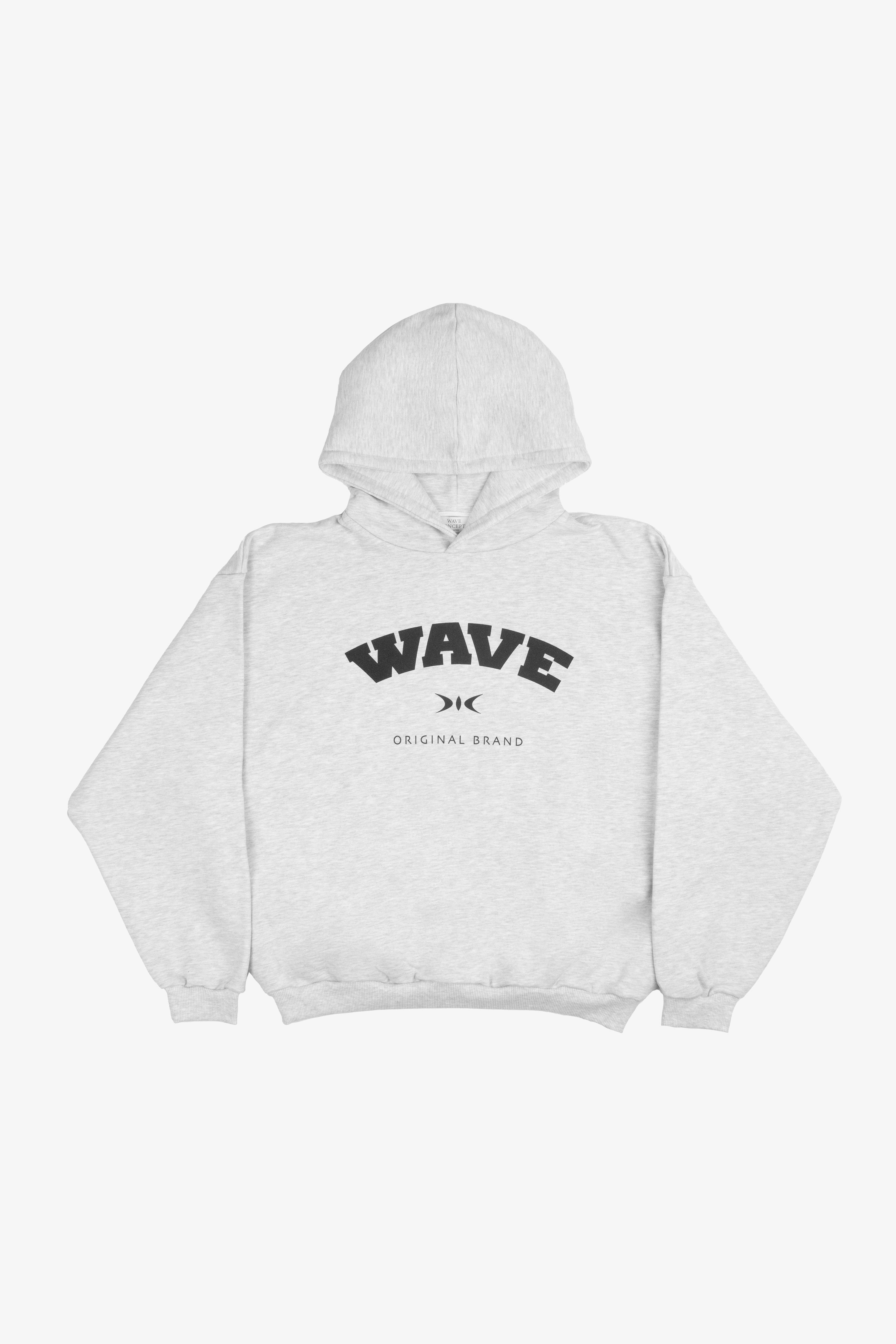 Logo Back to Original Light Grey Hoodie
