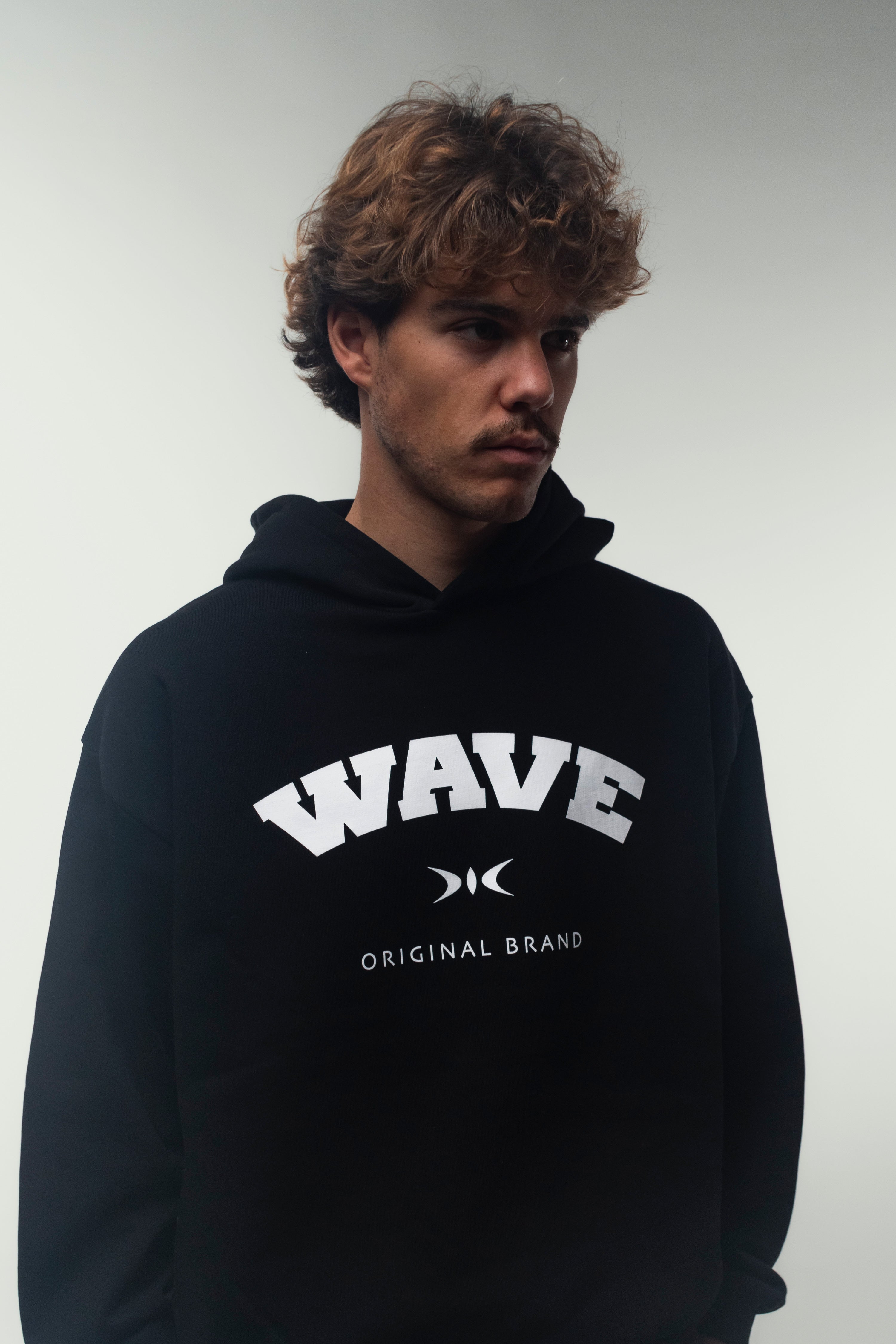 Logo Back to Original Black Hoodie