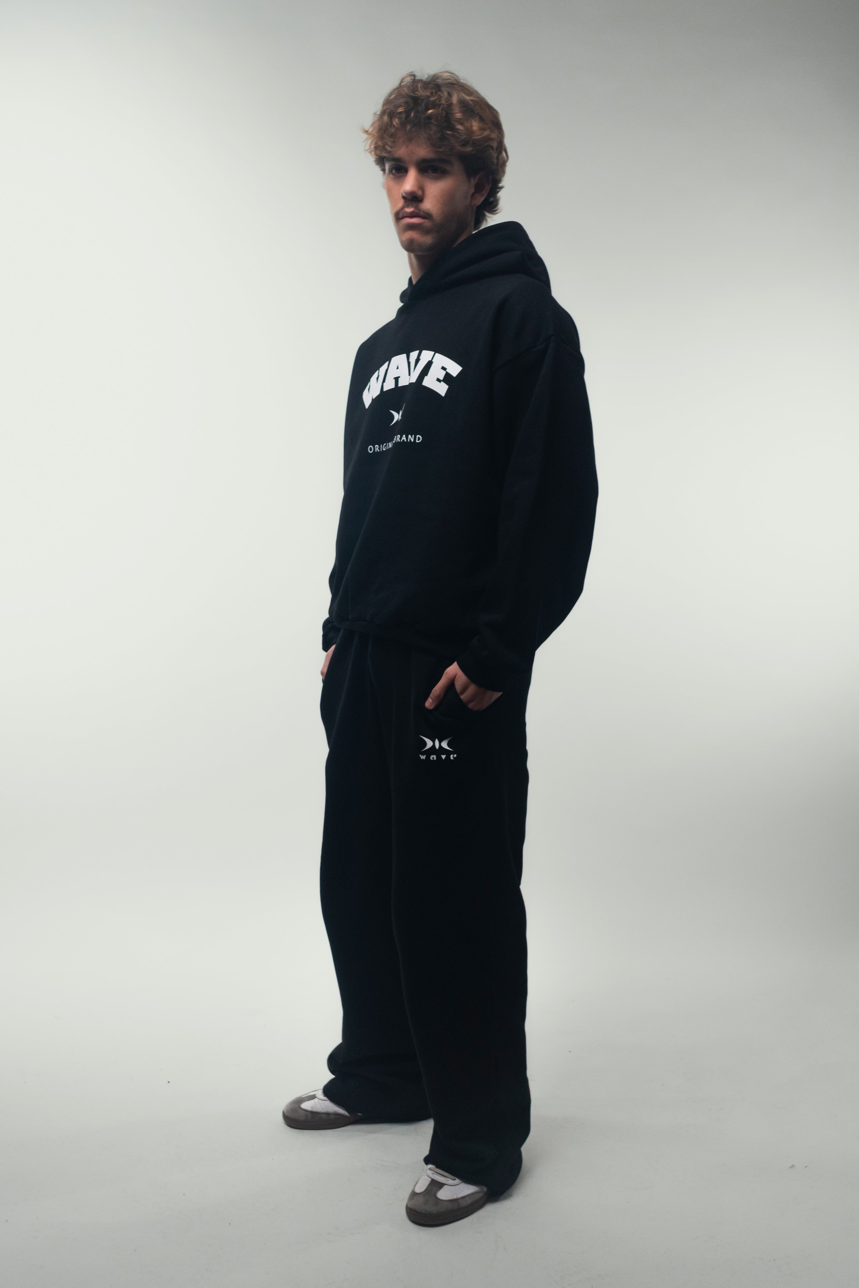 Logo Back to Original Black Hoodie