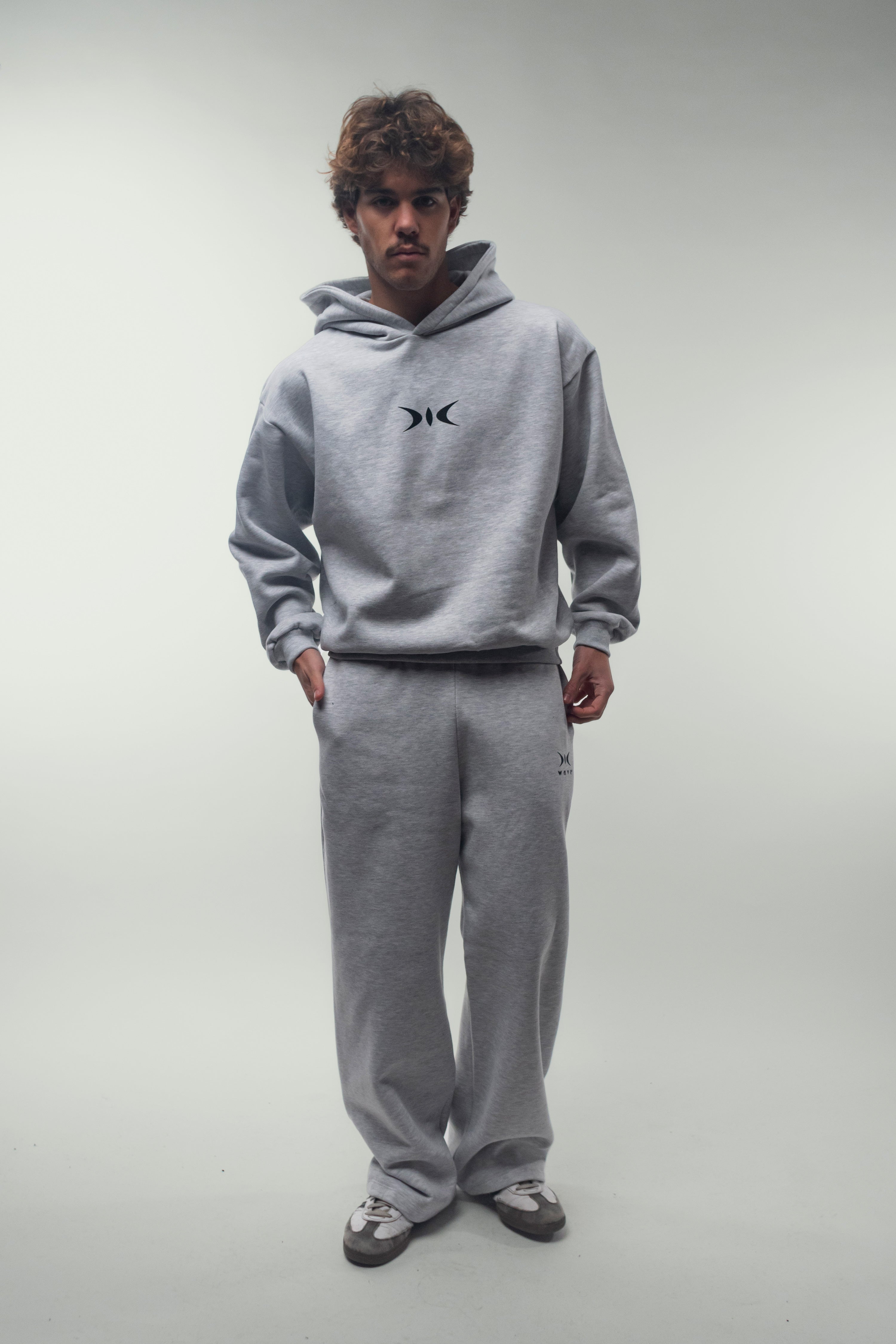 Logo Light Grey Hoodie